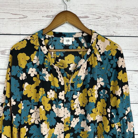 CAbi 4158 Womens Large Favorite Blouse Floral Shirt Blouse Career Office - Picture 2 of 12